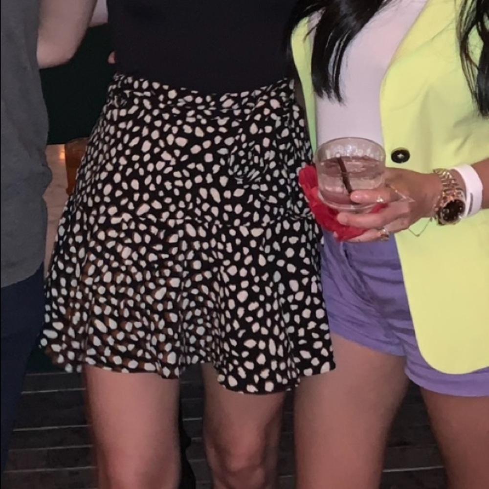 Polka dot skort